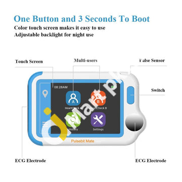 Viatom Ecg/ekg Heart Health Tracker Portable Household Monitor For Fitness And Sport General